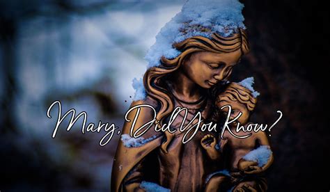 mary did you know with lyrics|mary did you know story.